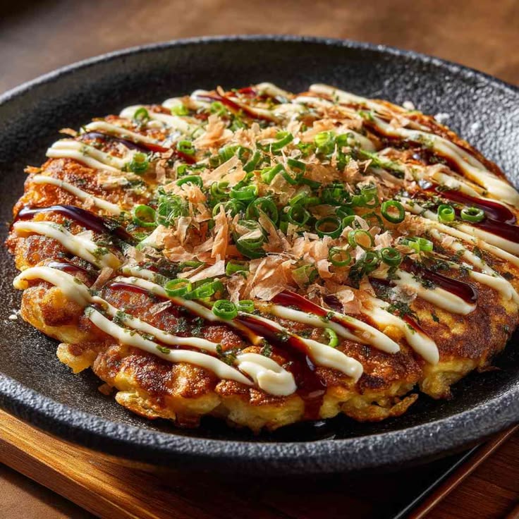 Crispy Okonomiyaki Recipe Japanese Comfort at Home