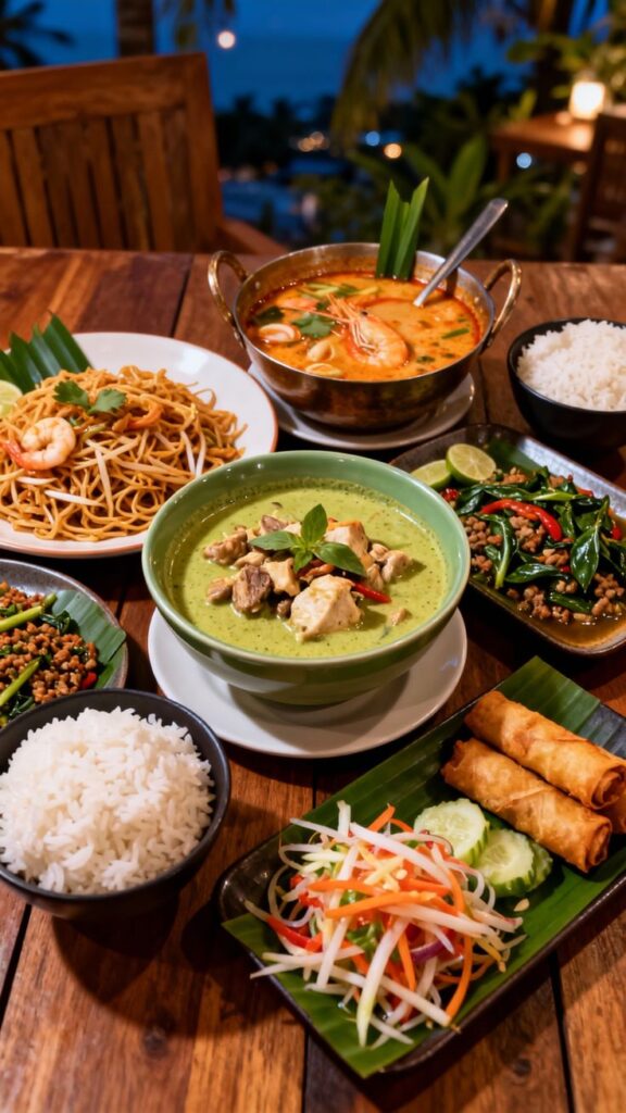Thai Green Curry Chicken Dinner Recipe